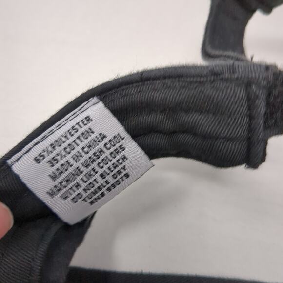 Jewel Strapback Baseball Cap Black One Size Adjustable Embroidered Big Custom - Picture 9 of 10